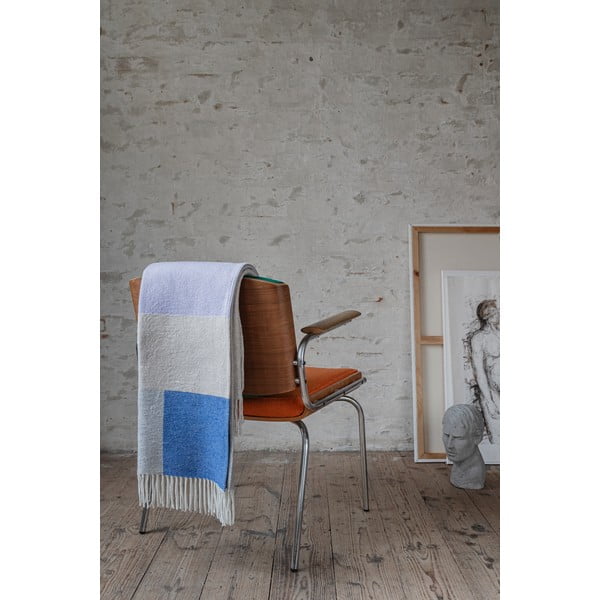 Одеяло в лавандулов и бежов цвят 125x190 cm Brick – Mette Ditmer Denmark-image-1