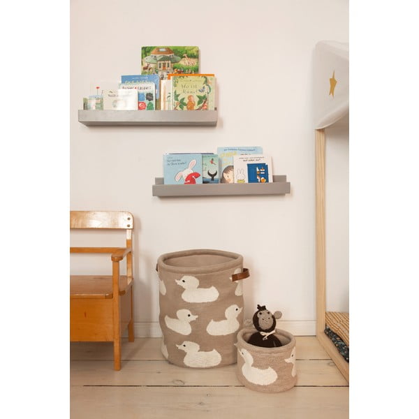 Бежов памучен органайзер Патица, ø 16 cm - Kindsgut-image-4