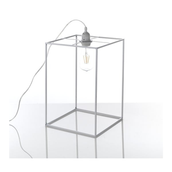Šedá stolní lampa Tomasucci Stick, 36 x 25 x 25 cm