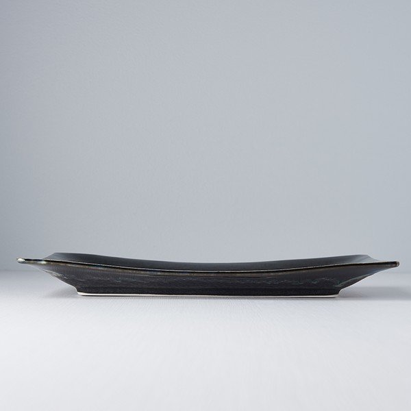 Тъмносиня керамична чиния , 33 x 19 cm Matt - MIJ-image-2