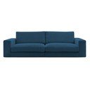 Тъмносин диван от рипсено кадифе 274 cm Leonard – Bobochic Paris