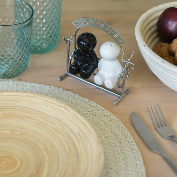 Солница и пиперница с поставка Salt & Pepper - Balvi-image-1