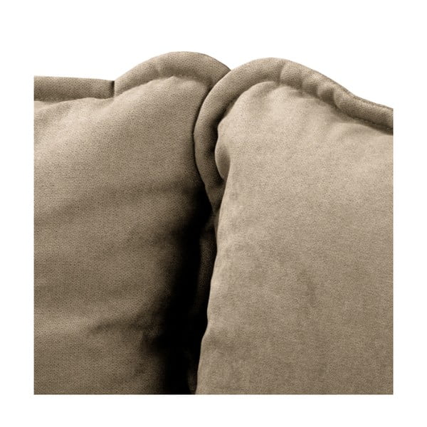 Светлокафяв диван 193 cm Beata - Ropez-image-1