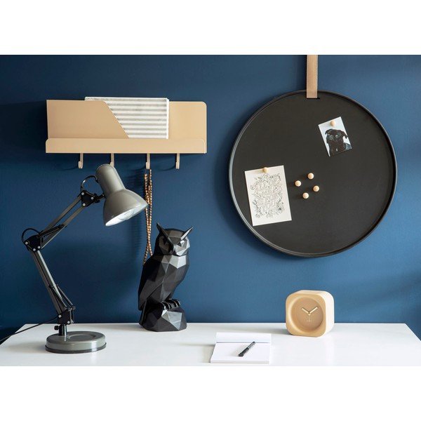 Черна полирезинова статуетка на бухал Owl - PT LIVING-image-1