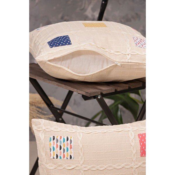 Калъфки за възглавници в комплект от 2 броя 40x40 cm Patchwork - Oyo Concept-image-1