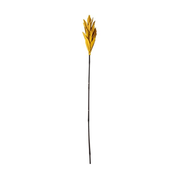 Жълта декорация във формата на палмово листо Afina, височина 93 cm Olise - Bloomingville