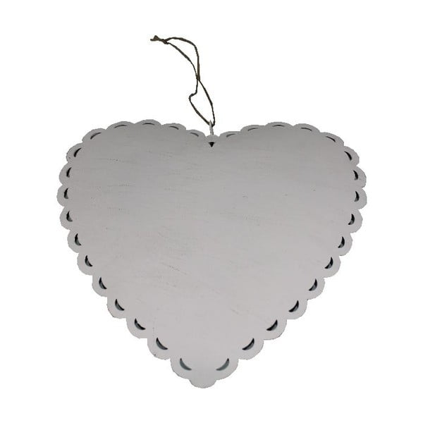 Závěsná dekorace Antic LineRomantic Heart, šířka 28 cm