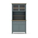 Шкаф сиво-зелен от масивен бор 90x180,5x40 cm Misti – Marckeric