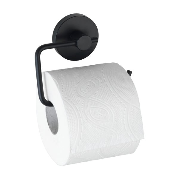 Черен държач за тоалетна хартия Vacuum-Loc® Milazzo - Wenko
