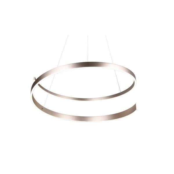 Сиво LED висящо осветително тяло с гласово управление/ управление чрез мобилно приложение с метален абажур ø 75 cm Cinardi – CINQUE-image-3