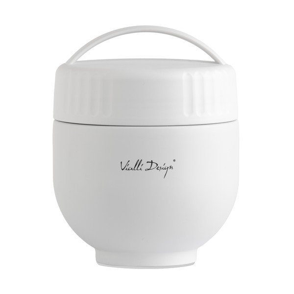 Бял термос за храна от неръждаема стомана 680 ml Fuori – Vialli Design