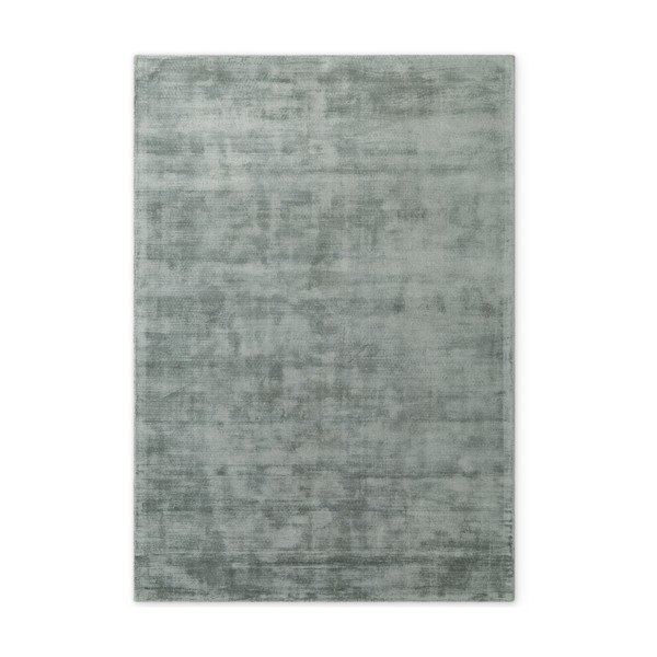 Светлосин ръчно изработен килим от вискоза 80x150 cm Noemi – Vikosa