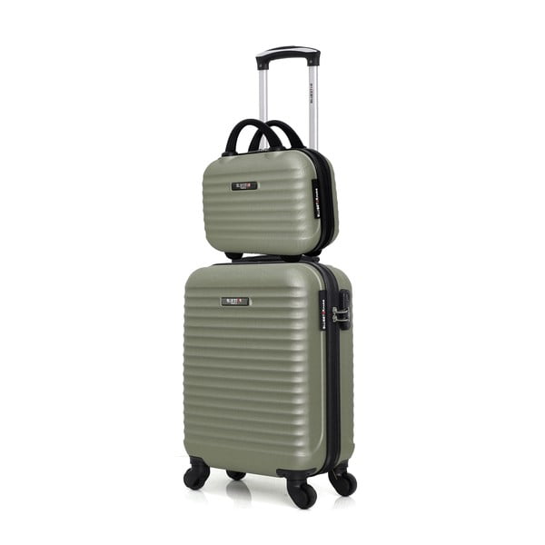 Комплект от 2 багажа в пастелно зелено Франция - Bluestar-image-1