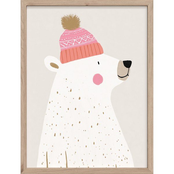 Детска картина 30x40 cm White Bear – Styler