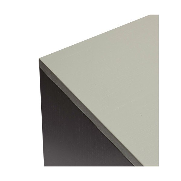 Висок скрин от масивен ясен в тъмносин и сив цвят 90x109 cm Study – Hübsch-image-3