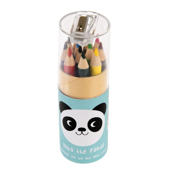 Комплект от 12 пастела в кутия Miko The Panda - Rex London