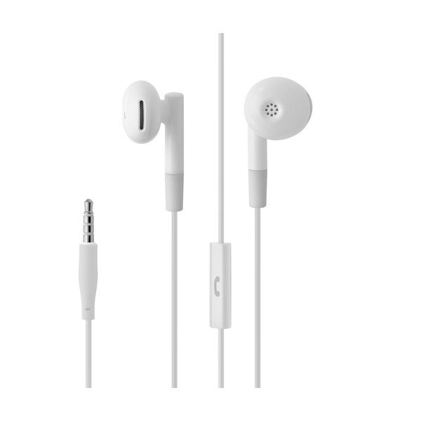 Bílá pecková sluchátka s mikrofonem Fixed EGG2 a organizérem-image-3