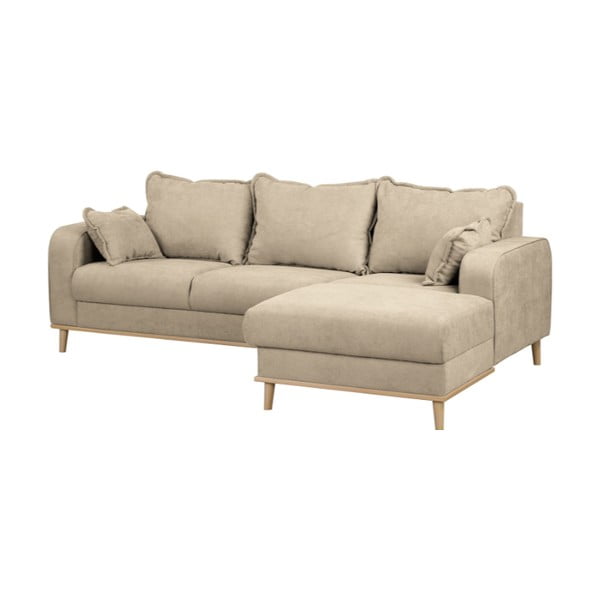 Бежов ъглов диван (десен ъгъл) Beata - Ropez-image-2