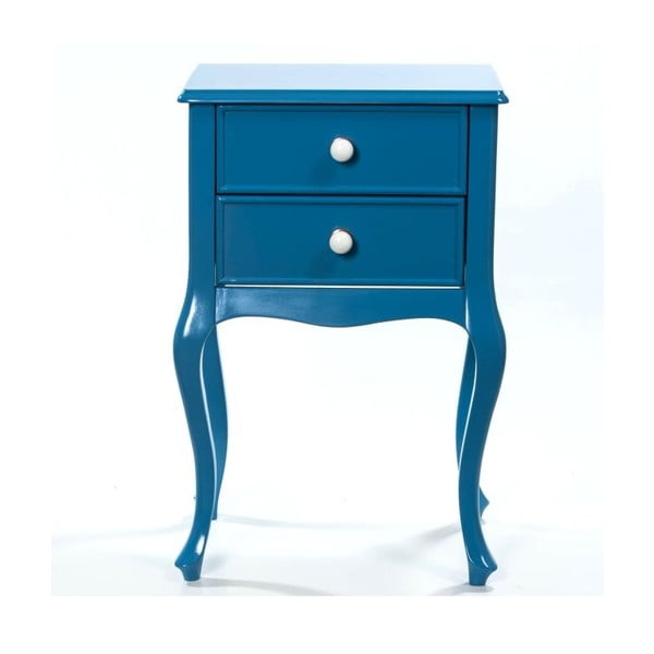 Odkládací stolek Bourbon Blue, 46x33x70 cm