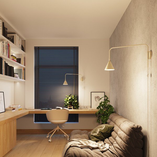 Кремава стенна лампа за контакт ø 14 cm Zylo – Sollux-image-3