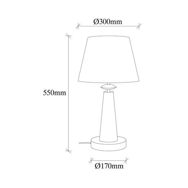Метална настолна лампа в златисто Opviq lights Samuel - Opviq lights-image-1