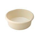 Кръгъл пластмасов леген в кремав цвят, ø 34 cm - Addis