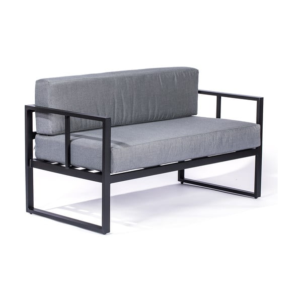 Графитно сив градински диван с две места Bellisima - Bonami Selection-image-2