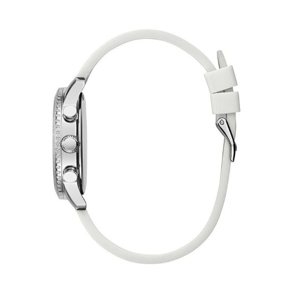 Дамски часовник с бяла силиконова каишка W1025L1 - Guess-image-1