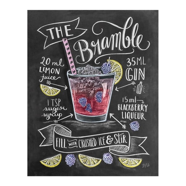 Plakát Lily & Val Bramble Cocktail