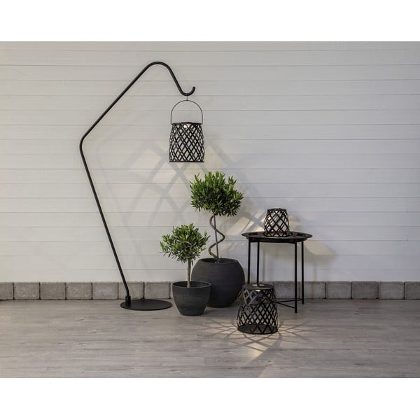 Черен LED фенер, височина 28 cm Calabria - Star Trading-image-1