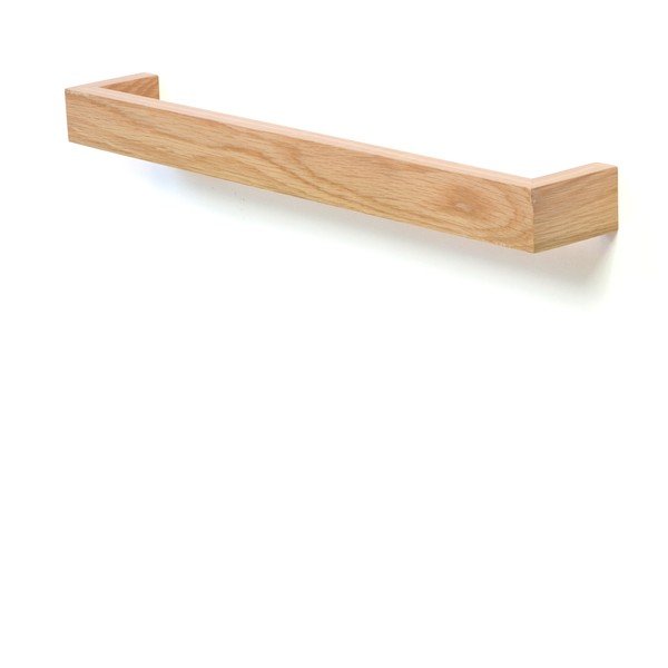 Стенна дъбова закачалка за кърпи Mezza, дължина 60 cm Slimline - Wireworks-image-1