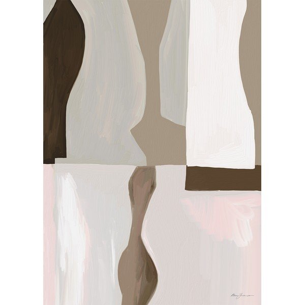 Постер 50x70 cm Pastels en Forme – Anna Johansson – The Poster Club