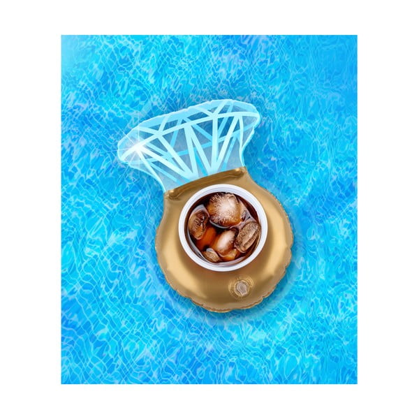 Sada 3 nafukovacích kruhů na nápoje ve tvaru prstenů Big Mouth Inc.-image-1