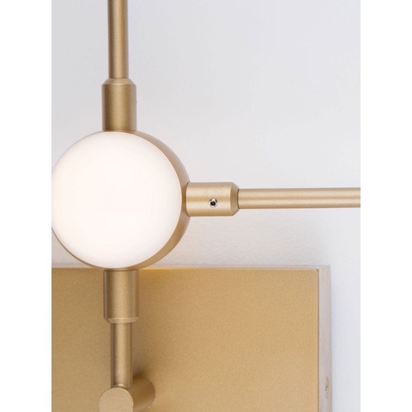 Метална LED стенна лампа  в златист цвят Atomo – Nova Luce-image-3