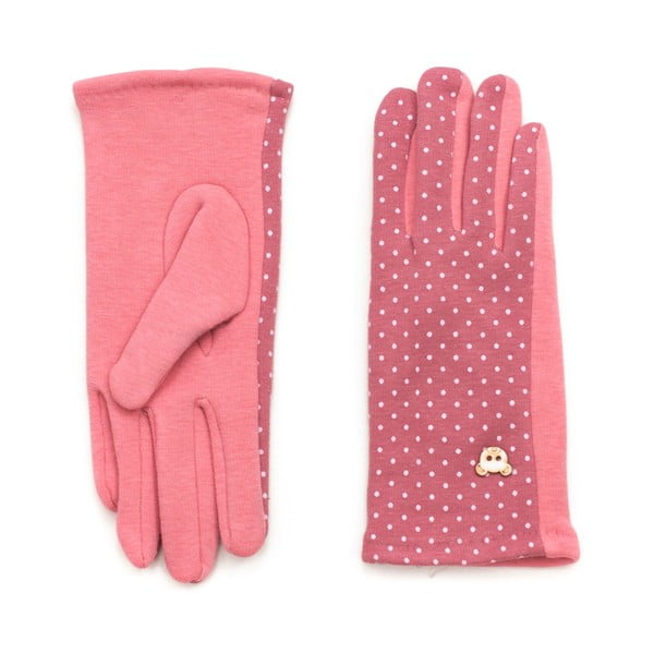 Розови дамски ръкавици Lana - Art of Polo