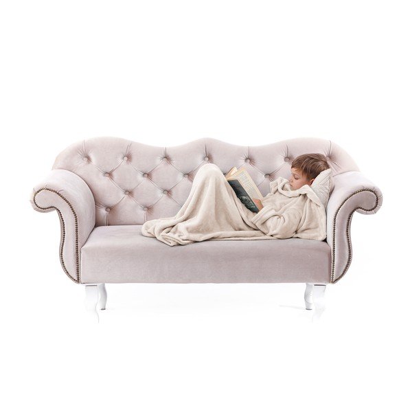 Бежово бебешко телевизионно одеяло с ръкави Lazykids Lazy Kids - DecoKing-image-4