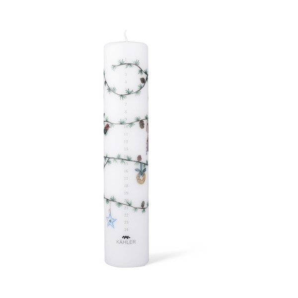 Свещ с коледен мотив Hammershøi Christmas – Kähler Design
