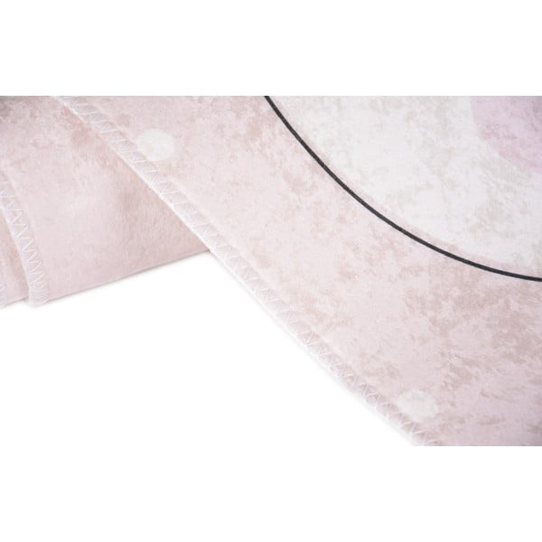 Светлорозов детски килим 120x180 cm Princess Panda – Vitaus-image-2