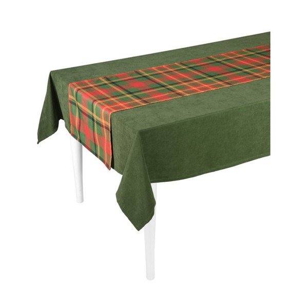 Зелена и червена покривка за маса Mike & Co. NEW YORK Празник, 40 x 140 cm Honey - Mike & Co. NEW YORK