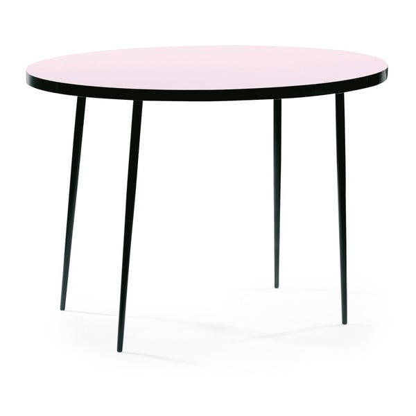 Odkládací stolek Miss Étoile Rose Stripes, 51 cm