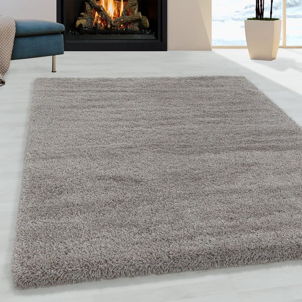 Светлокафяв килим 200x290 cm Fluffy – Ayyildiz Carpets-image-1