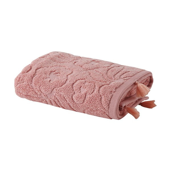 Розова памучна кърпа Rosa, 50 x 90 cm - Bella Maison