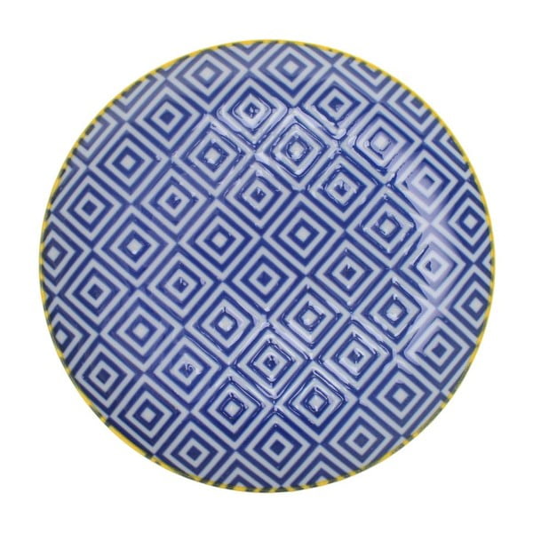 Porcelánový talíř Geometric No1, 16x2,1 cm