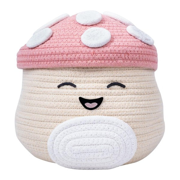 Бежова текстилна детска кошница за играчки ø 23x22 cm Fizz Malcolm – SQUISHMALLOWS