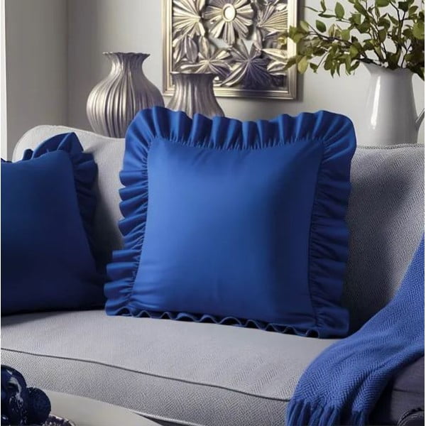 Калъфка за възглавница със смес от памук 40x40 cm Ruffled – Mila Home-image-1