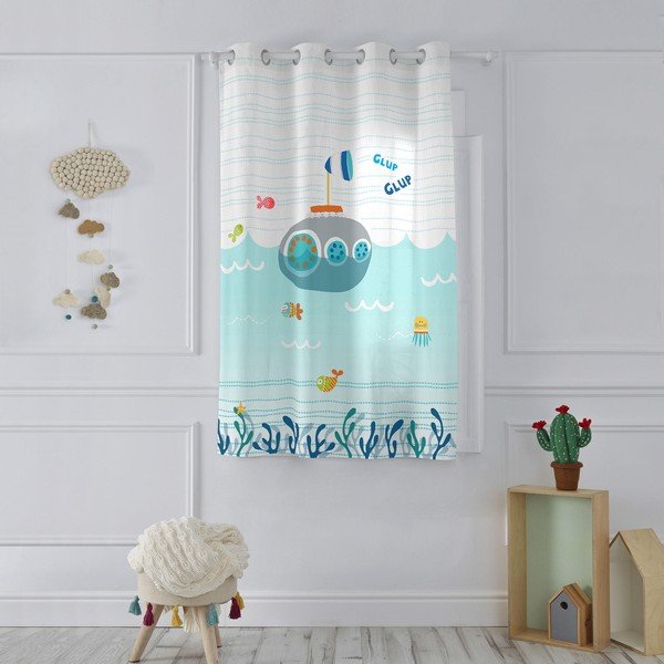 Детска памучна завеса , 135 x 180 cm Sea Life - Moshi Moshi-image-1