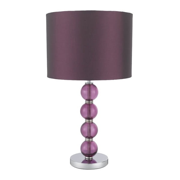 Stolní lampa Eleganc, fialová