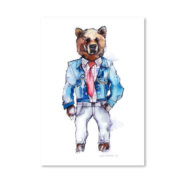Plakát Mac the Bear, 30x42 cm