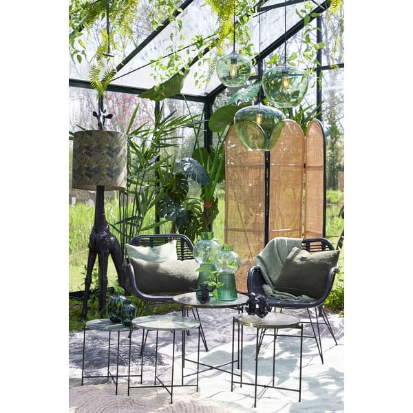 Зелена лампа за таван със стъклен абажур ø 30 cm Mayson - Light & Living-image-2