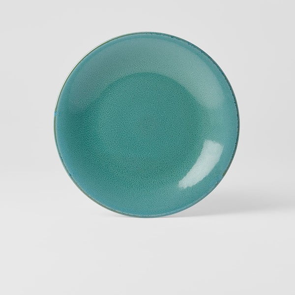 Тюркоазено синя керамична чиния, ø 21 cm Peacock - MIJ